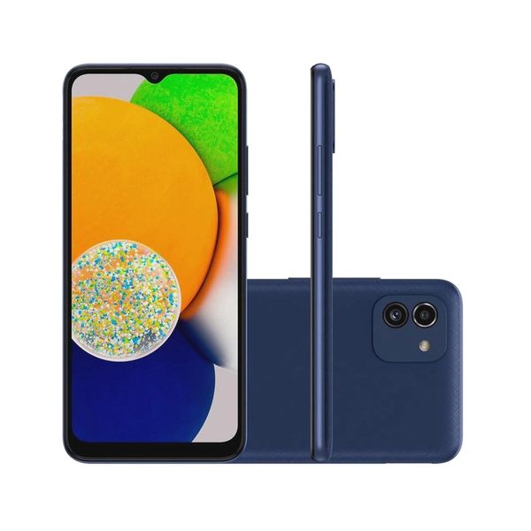 Smartphone SAMSUNG Galaxy A03 64g Azul 4GB de ram Tela 6,5''