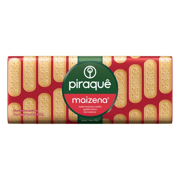 Biscoito Maizena PIRAQUÊ Pacote 200g Biscoito Maizena PIRAQUÊ Pacote 200g