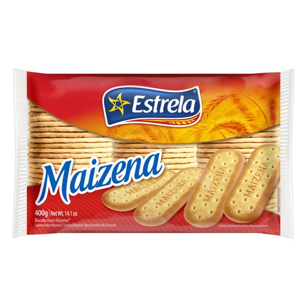 Biscoito Maizena ESTRELA Pacote 400g