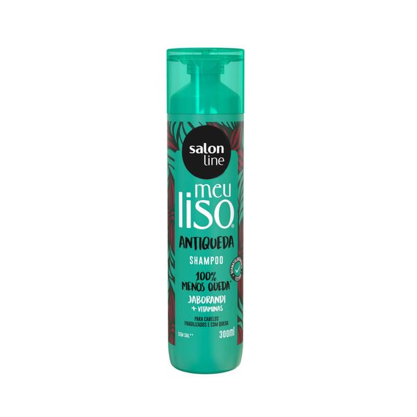 Shampoo Meu Liso SALON LINE Antiqueda Jaborandi + Vitaminas frasco 300ml