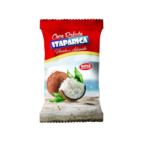 Coco Ralado ITAPARICA Úmido e Adoçado Pacote 50g