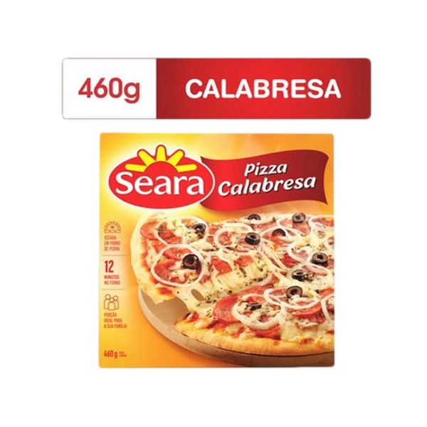 Pizza com Calabresa Caixa 460g