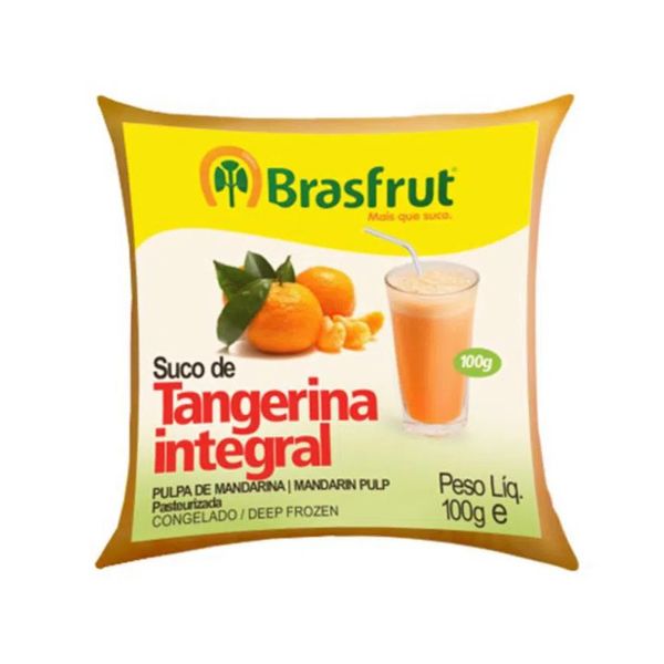 Polpa de Fruta BRASFRUT Tangerina Pacote 100g