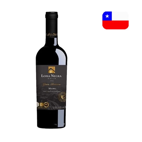 Vinho Tinto Chileno LOMA NEGRA Grand Reserva Malbec Garrafa 750ml