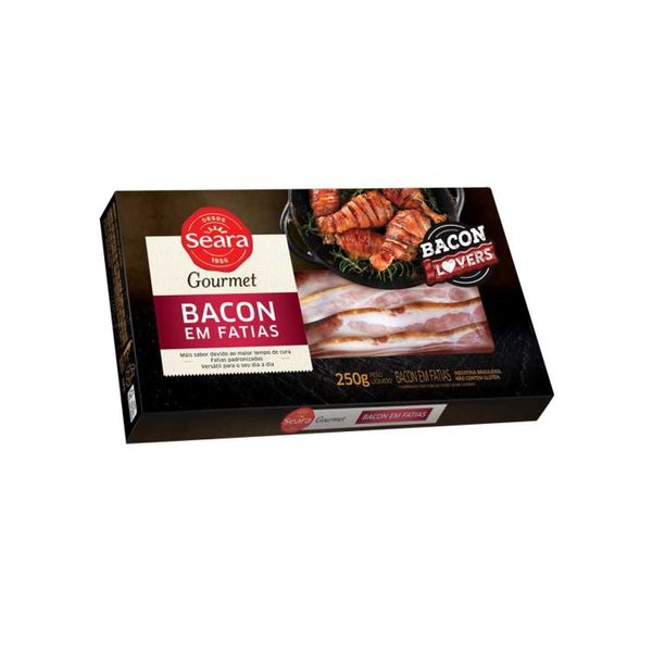 Bacon SEARA Gourmet Fatiado Caixa 250g