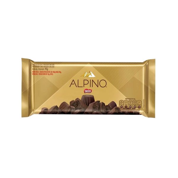 Chocolate ao Leite em Barra NESTLÉ Alpino 90g