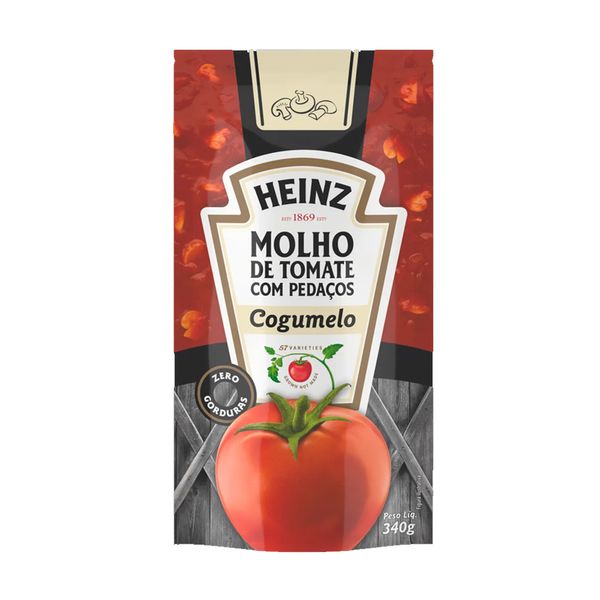 Molho de Tomate Cogumelo Heinz Sachê 340g