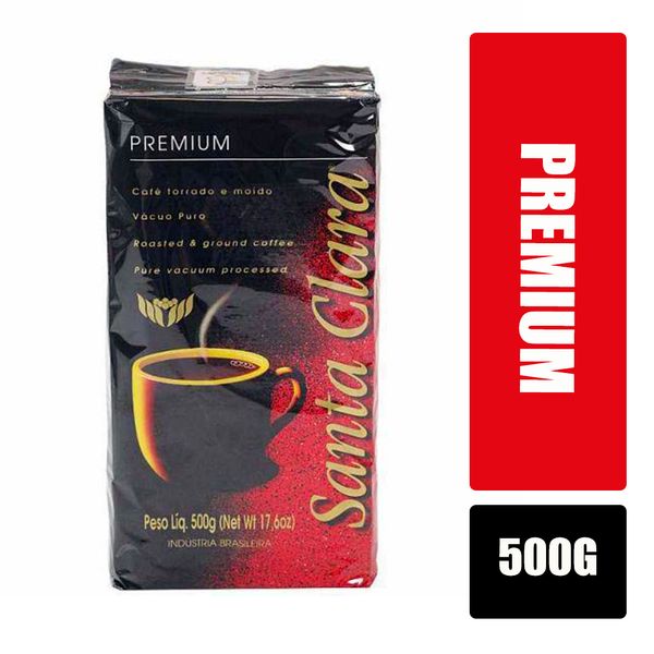 Café Torrado e Moído SANTA CLARA Premium à vácuo 500g