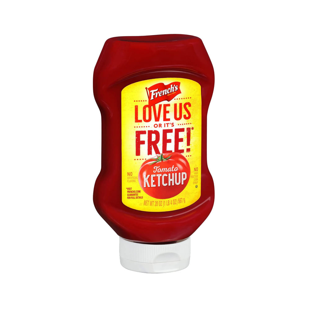 Ketchup de Tomate Francês FRENCH'S Frasco 567g patiogourmet