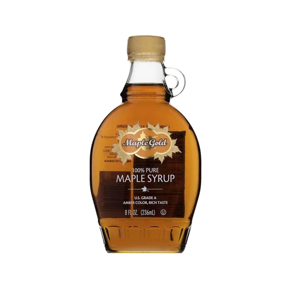 Xarope de Bordo MAPLE GOLD Syrup Frasco 236ml patiogourmet