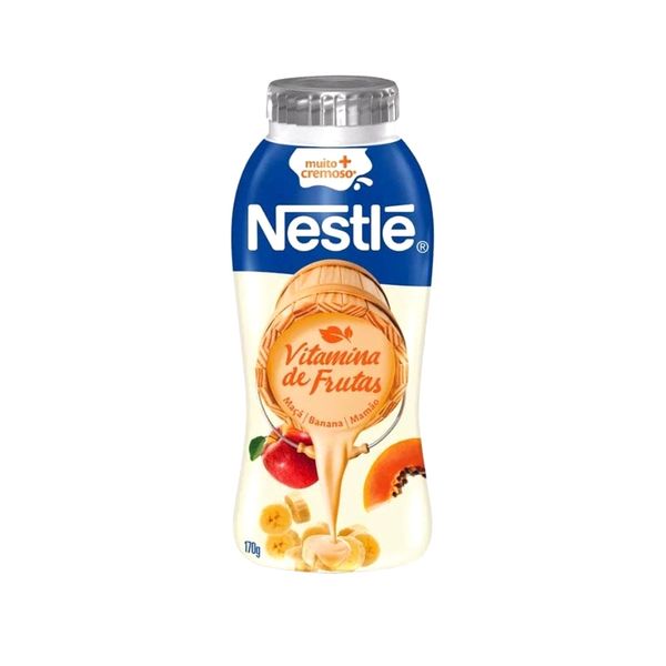 Iogurte NESTLÉ Vitamina de Frutas Frasco 170g Iogurte NESTLÉ Vitamina de Frutas Frasco 170g