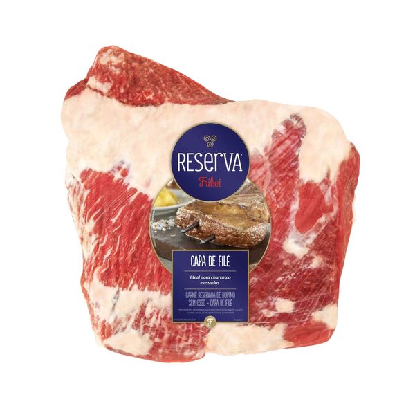 Carne Bovina Capa Filé FRIBOI RESERVA Embalagem a Vácuo 1,550kg