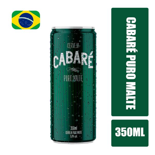 Cerveja CABARÉ Puro Malte Lata 350ml