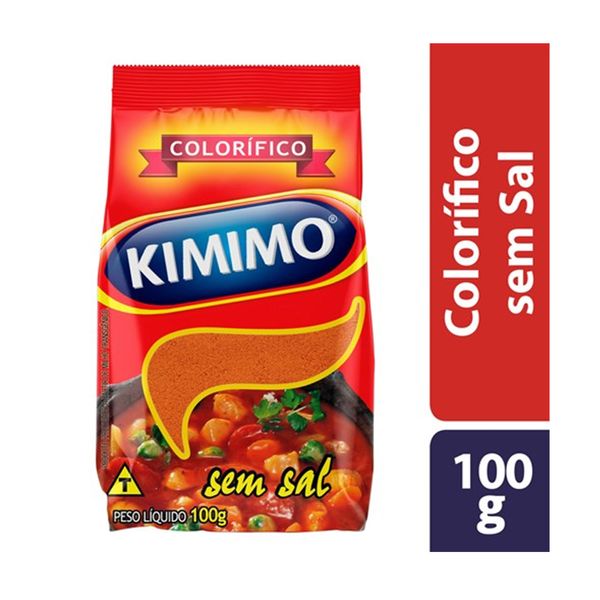 Colorífico KIMIMO Sem Sal Pacote 100g
