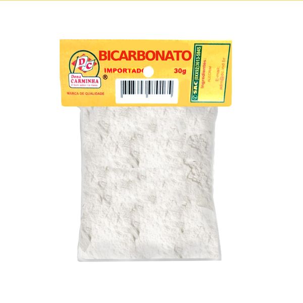 Bicarbonato de Sódio DONA CARMINHA Pacote 30g Bicarbonato de Sodio DONA CARMINHA Pacotinho 30g