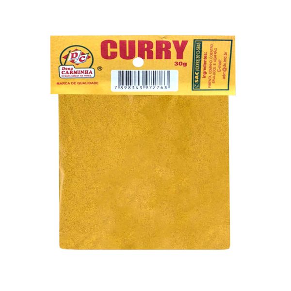 Curry DONA CARMINHA pacote 30g Curry DONA CARMINHA pacote 30g