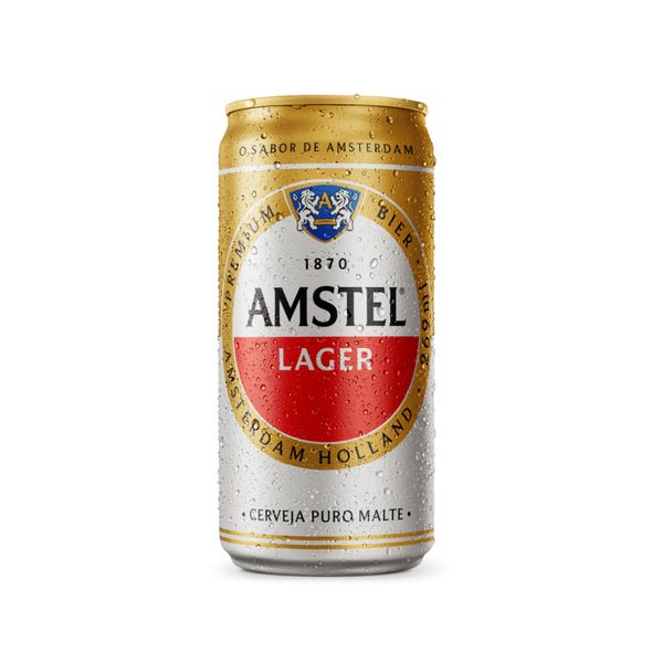 Cerveja Puro Malte AMSTEL Lager Lata 269ml