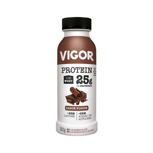 Iogurte Líquido VIGOR Flocos Com Protein 250g