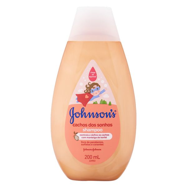 Shampoo Infantil Johnson's Cachos dos Sonhos Frasco 200ml