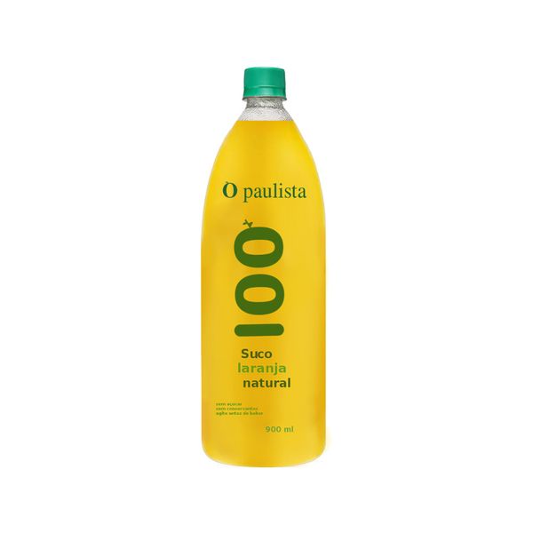 Suco de Laranja PAULISTA 100% Natural Garrafa 900ml
