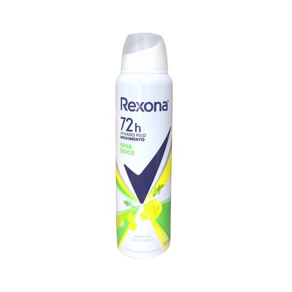 Desodorante Aerosol REXONA Erva Doce spray 150ml