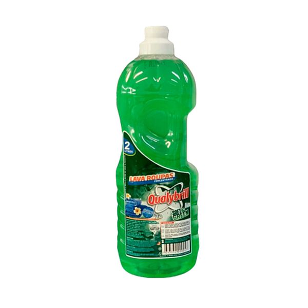 Lava Roupas Líquido Qualybril Green Frasco 2L