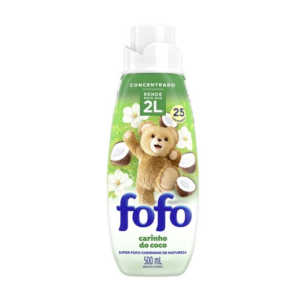 Amaciante Concentrado FOFO Cheirinho de Natureza Super Frasco 500ml