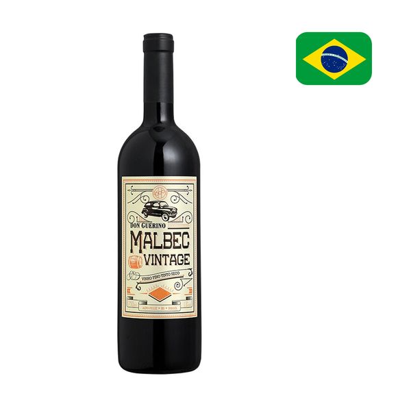 Vinho Tinto Brasileiro DON GUERINO Vintage Malbec Garrafa 750ml
