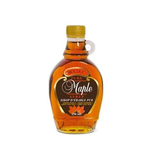 Xarope BOLDUC Maple Syrup 100 Puro Frasco 250ml patiogourmet