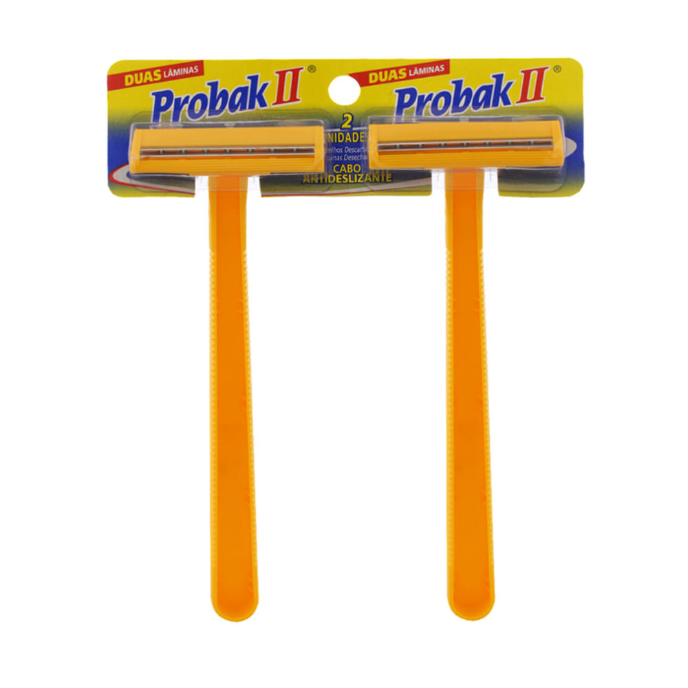 Aparelho de Barbear PROBAK 2 Laminas Cartela 2un - patiogourmet