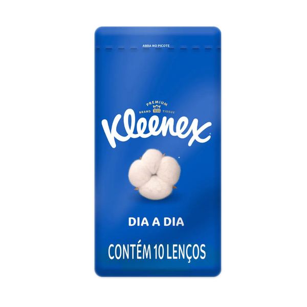 Lenço de Papel Kleenex Bolso Contém 10 Unidades