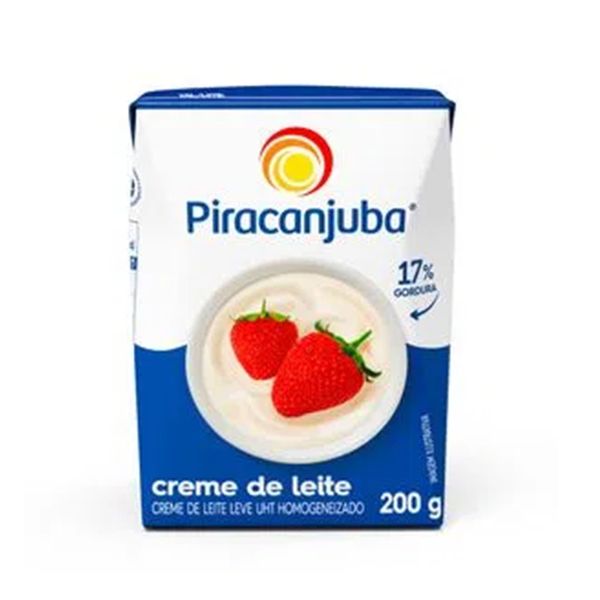 Creme de Leite PIRACANJUBA Caixa 200g Creme de Leite PIRACANJUBA Caixa 200g