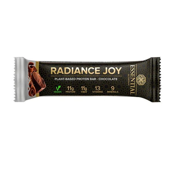 Barra de Proteína Vegana Radiance Joy Essential Nutrition Sabor