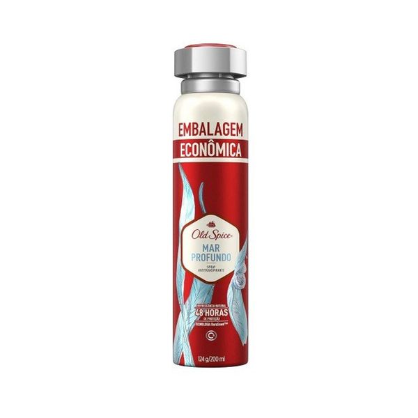 Desodorante Spray Antitranspirante Old Spice Mar Profundo 124g