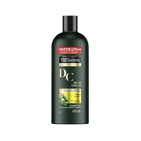Shampoo TRESEMMÉ Detox Capilar frasco 670ml