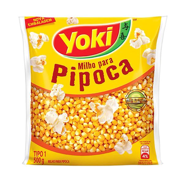 Milho para Pipoca YOKI Pacote 500g