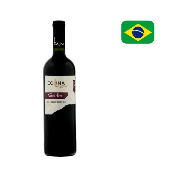 Vinho Tinto Brasileiro COLLINA Seco garrafa 750ml