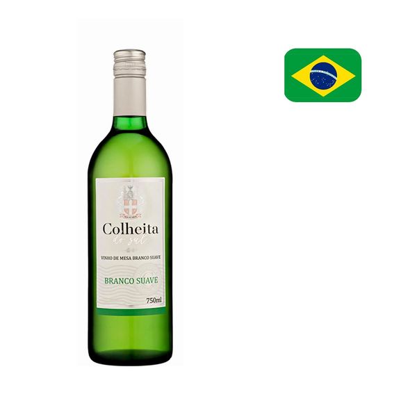 Vinho Branco Brasileiro COLHEITA DO SUL Suave garrafa 750ml