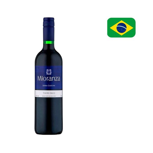 Vinho Brasileiro Tinto MIORANZA Seco garrafa 750ml