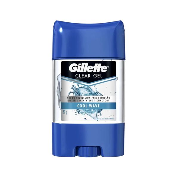 Desodorante Antitranspirante GILLETTE Clear Gel Cool Wave 82g