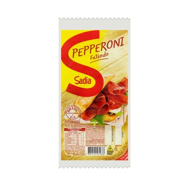Salame Pepperoni SADIA Fatiado Pacote 100g