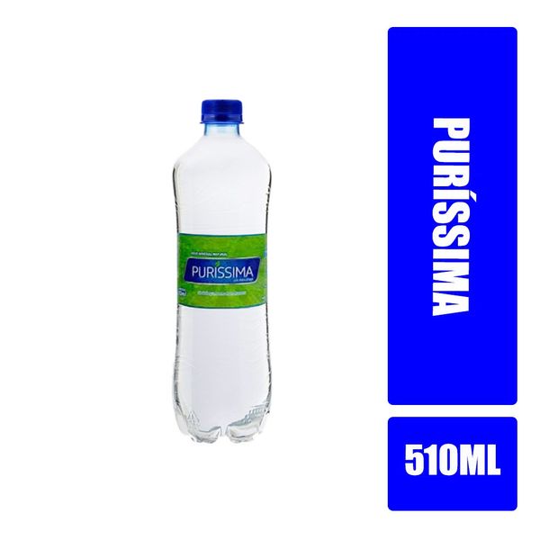 Água Mineral PURÍSSIMA Garrafa 510ml