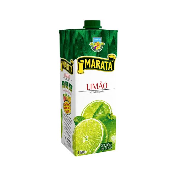 Suco Néctar MARATÁ Limão caixa com tampa 1L