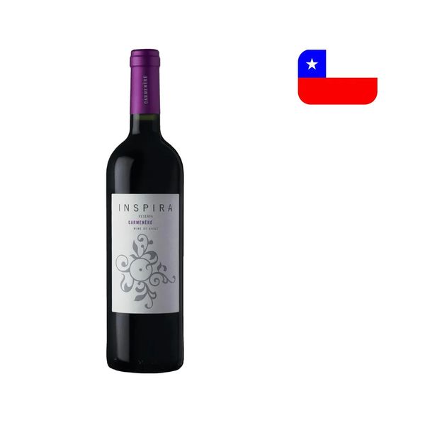 Vinho Tinto Chileno INSPIRA Reserva Carménère garrafa 750ml