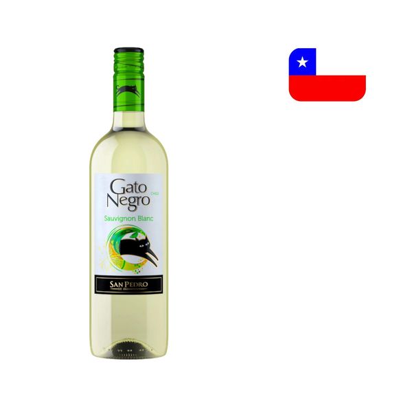 Vinho Branco Chileno Seco GATO NEGRO Sauvignon Blanc Garrafa 750ml