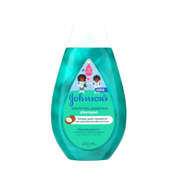 Shampoo Infantil JOHSON'S Kids Blackinho Poderoso frasco 400ml