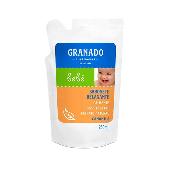 Sabonete Líquido Relaxante Granado Bebê Camomila refil 250ml