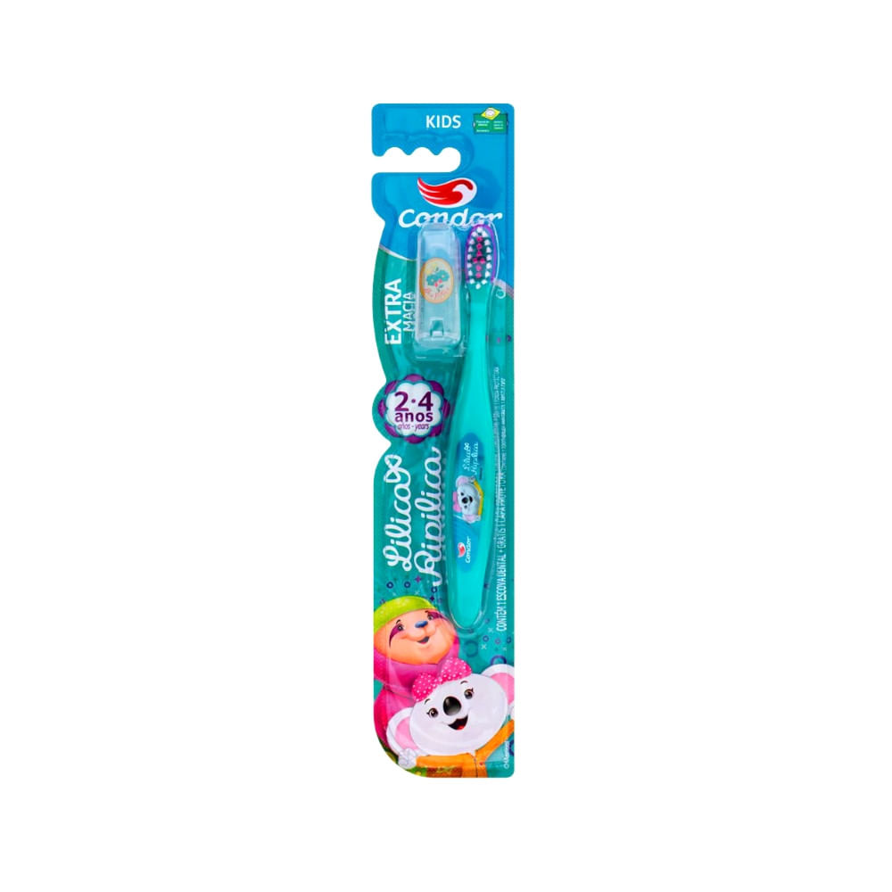 Escova Dental Infantil CONDOR Lilica Ripilica Extra Macia 1un