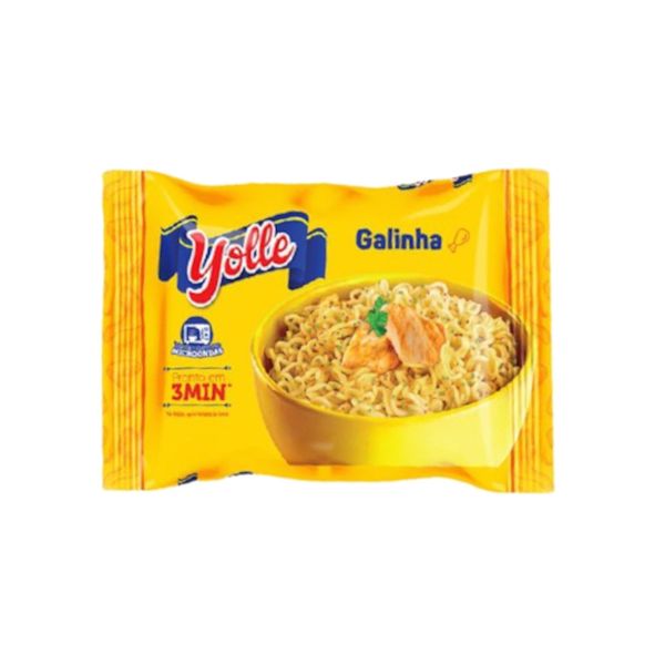 Macarrão Instantâneo YOLLE Galinha pacote 63g