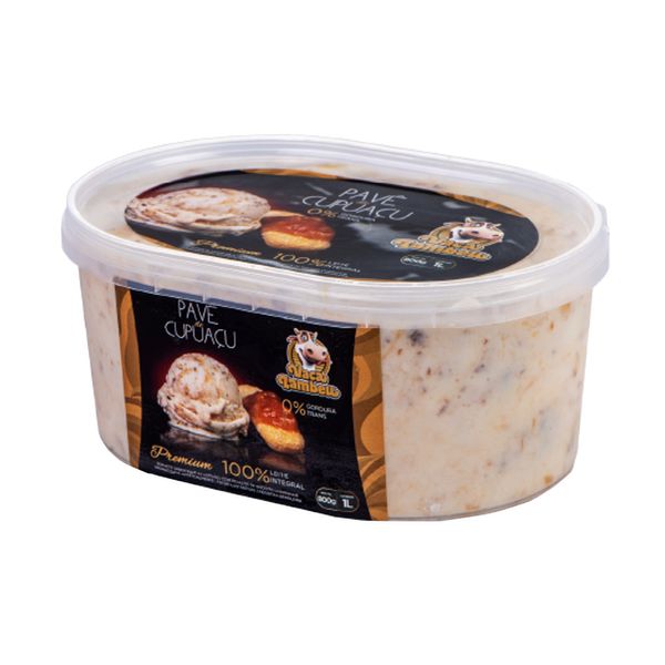 Sorvete VACA LAMBEU com Pavê de Cupuaçu Pote 1L Sorvete VACA LAMBEU com Pavê de Cupuaçu Pote 1L